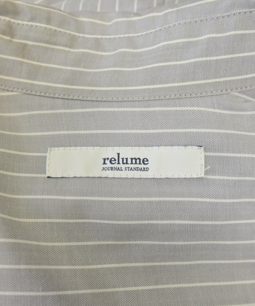 JOURNAL STANDARD relume（ジャーナルスタンダードレリューム）シャツワンピース グレー サイズ:F レディース/2200688098056