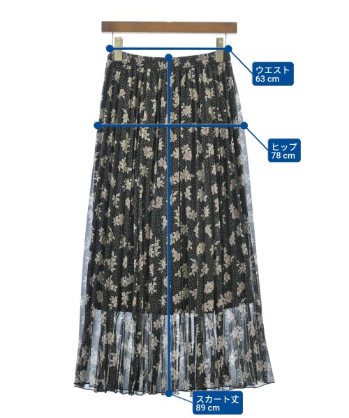 JOURNAL STANDARD relume（ジャーナルスタンダードレリューム）ロング・マキシ丈スカート 黒 サイズ:F レディース/2200689260049