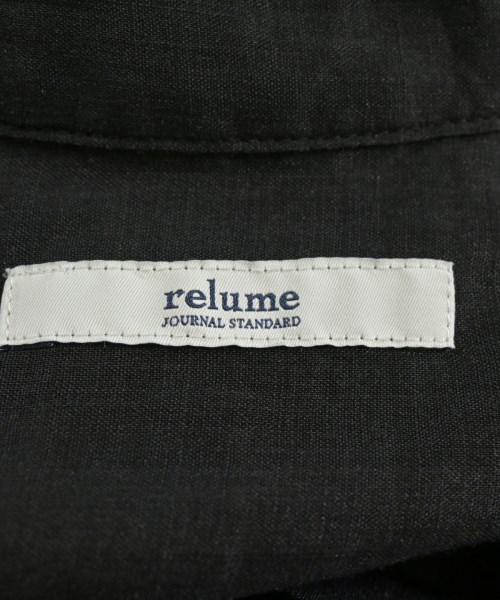 JOURNAL STANDARD relume（ジャーナルスタンダードレリューム）カジュアルシャツ 黒 サイズ:F レディース/2200692758236