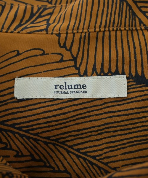JOURNAL STANDARD relume（ジャーナルスタンダードレリューム）シャツワンピース 茶 サイズ:F レディース/2200692796054