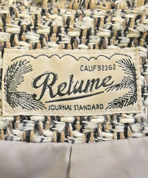 JOURNAL STANDARD relume（ジャーナルスタンダードレリューム）ノーカラージャケット ベージュ サイズ:F レディース/2200693531012