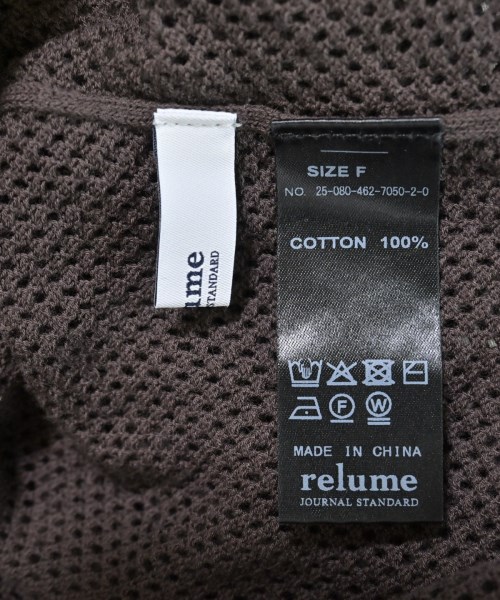 JOURNAL STANDARD relume（ジャーナルスタンダードレリューム）カーディガン 茶 サイズ:F レディース/2200693730149