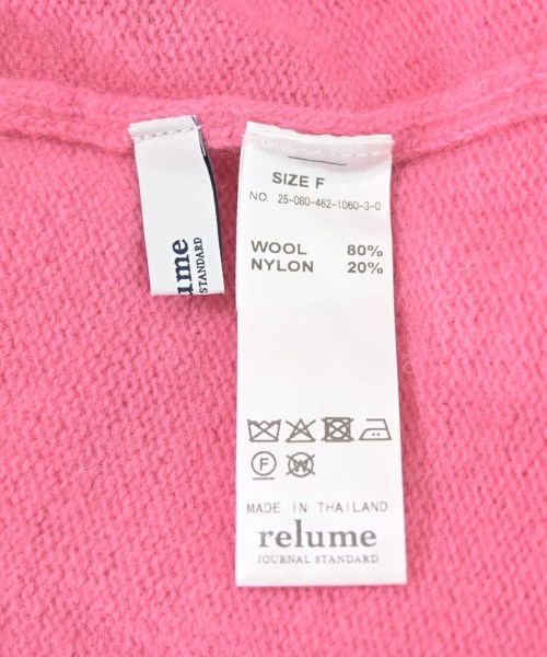 JOURNAL STANDARD relume（ジャーナルスタンダードレリューム）ニット・セーター ピンク サイズ:F レディース/2200692335017