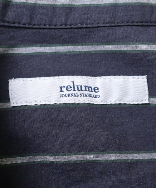 JOURNAL STANDARD relume（ジャーナルスタンダードレリューム）シャツワンピース 紺 サイズ:F レディース/2200692349052