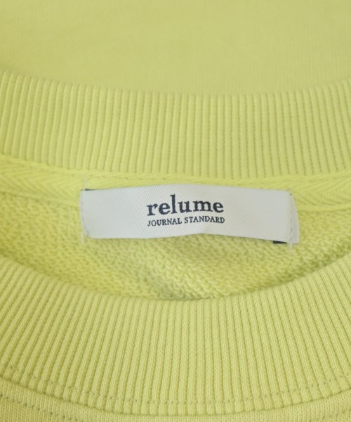 JOURNAL STANDARD relume（ジャーナルスタンダードレリューム）スウェット 黄 サイズ:F レディース/2200694208029