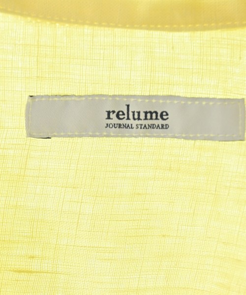 JOURNAL STANDARD relume（ジャーナルスタンダードレリューム）カジュアルシャツ 黄 サイズ:F レディース/2200698394025