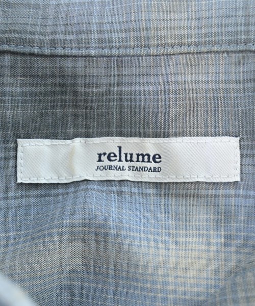 JOURNAL STANDARD relume（ジャーナルスタンダードレリューム）カジュアルシャツ 青 サイズ:F レディース/2200698398016