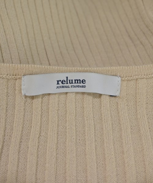 JOURNAL STANDARD relume（ジャーナルスタンダードレリューム）ニット・セーター ベージュ サイズ:F レディース/2200698398054
