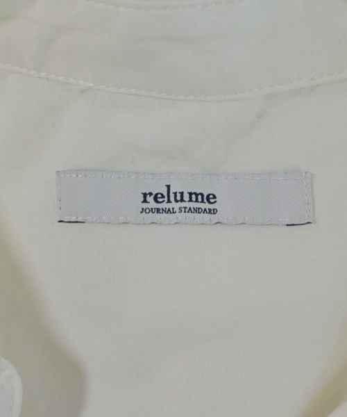 JOURNAL STANDARD relume（ジャーナルスタンダードレリューム）カジュアルシャツ 白 サイズ:F レディース/2200693926153