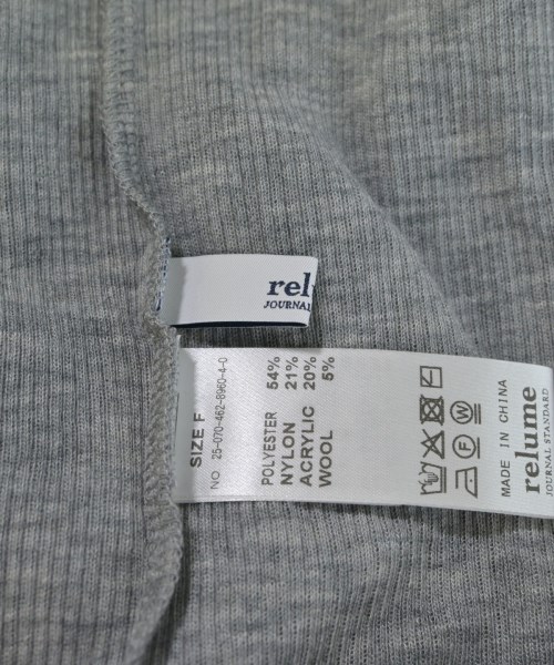 JOURNAL STANDARD relume（ジャーナルスタンダードレリューム）カーディガン グレー サイズ:F レディース/2200694520121
