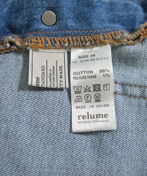 JOURNAL STANDARD relume（ジャーナルスタンダードレリューム）ワンピース 青 サイズ:38(M位) レディース/2200694524013