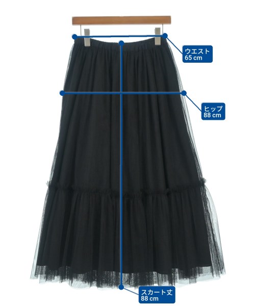 JOURNAL STANDARD relume（ジャーナルスタンダードレリューム）ロング・マキシ丈スカート 黒 サイズ:F レディース/2200689907074