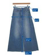JOURNAL STANDARD relume（ジャーナルスタンダードレリューム）ロング・マキシ丈スカート 青 サイズ:36(S位) レディース/2200693097075