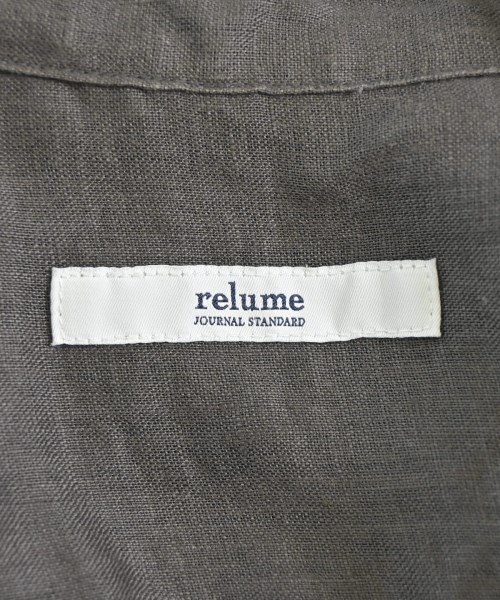 JOURNAL STANDARD relume（ジャーナルスタンダードレリューム）カジュアルシャツ グレー サイズ:F レディース/2200692275016