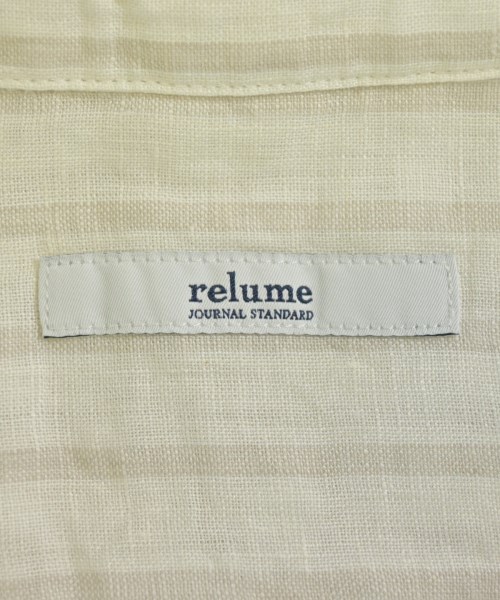 JOURNAL STANDARD relume（ジャーナルスタンダードレリューム）カジュアルシャツ 白 サイズ:F レディース/2200694141012
