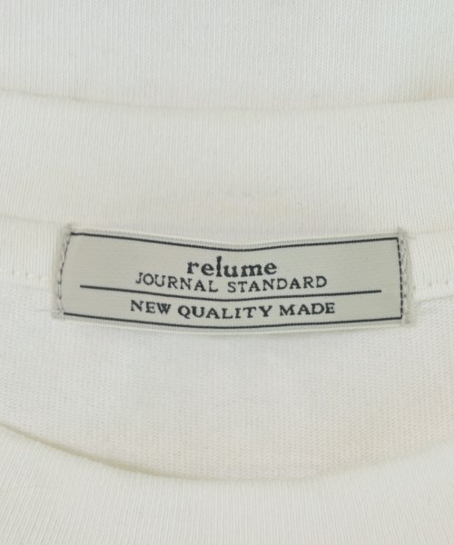 JOURNAL STANDARD relume（ジャーナルスタンダードレリューム）Tシャツ・カットソー 白 サイズ:F レディース/2200696228087