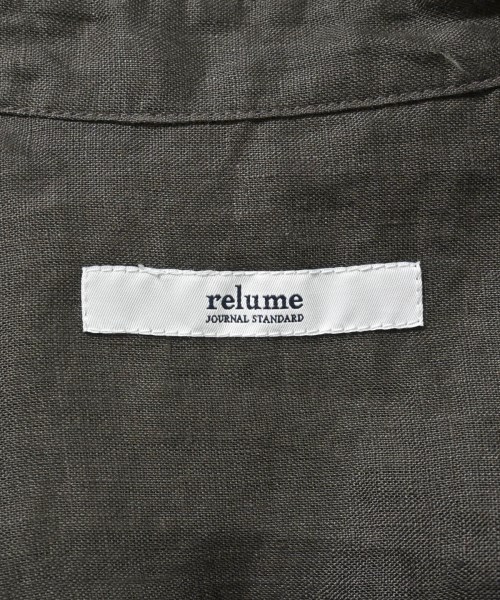 JOURNAL STANDARD relume（ジャーナルスタンダードレリューム）カジュアルシャツ 茶 サイズ:F レディース/2200696476068