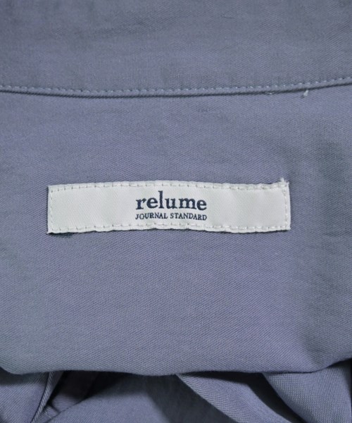 JOURNAL STANDARD relume（ジャーナルスタンダードレリューム）カジュアルシャツ 青 サイズ:F レディース/2200693422020