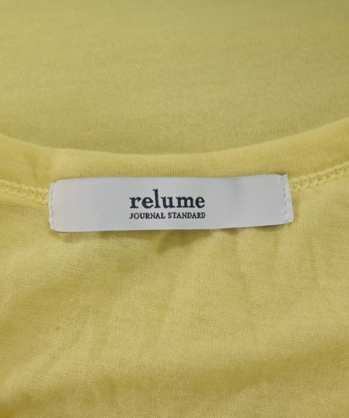 JOURNAL STANDARD relume（ジャーナルスタンダードレリューム）Tシャツ・カットソー 黄 サイズ:F レディース/2200694016211