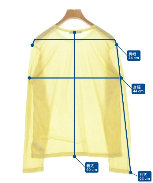JOURNAL STANDARD relume（ジャーナルスタンダードレリューム）Tシャツ・カットソー 黄 サイズ:F レディース/2200694016211