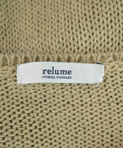 JOURNAL STANDARD relume（ジャーナルスタンダードレリューム）ニット・セーター カーキ サイズ:F レディース/2200695996031