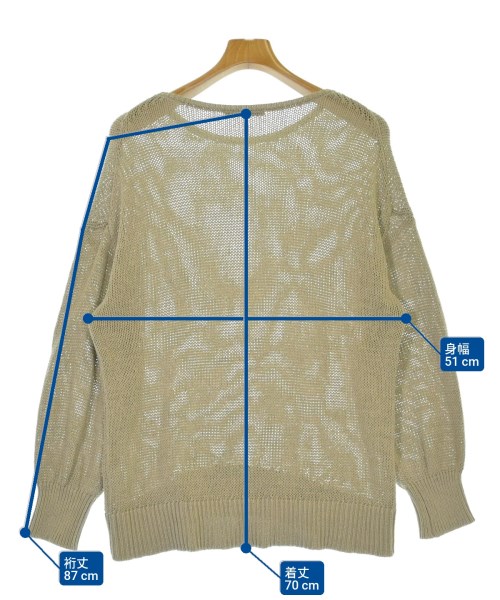 JOURNAL STANDARD relume（ジャーナルスタンダードレリューム）ニット・セーター カーキ サイズ:F レディース/2200695996031