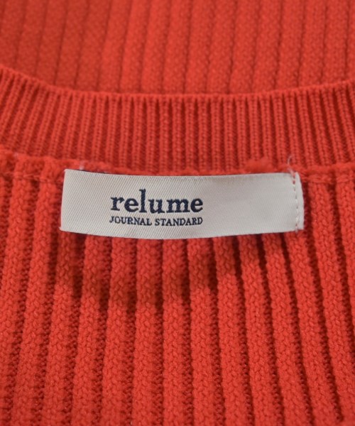 JOURNAL STANDARD relume（ジャーナルスタンダードレリューム）ニット・セーター 赤 サイズ:F レディース/2200687074037