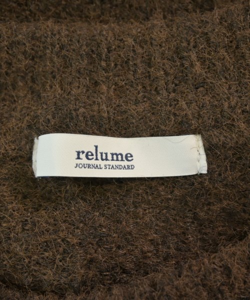 JOURNAL STANDARD relume（ジャーナルスタンダードレリューム）ニット・セーター 茶 サイズ:F レディース/2200697697073