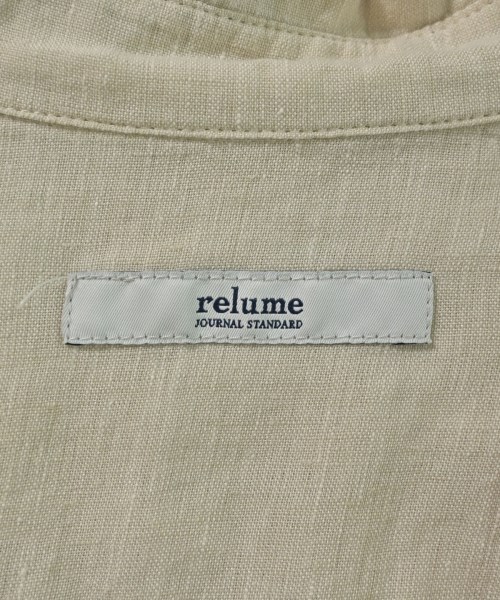 JOURNAL STANDARD relume（ジャーナルスタンダードレリューム）カジュアルシャツ ベージュ サイズ:F レディース/2200697758033