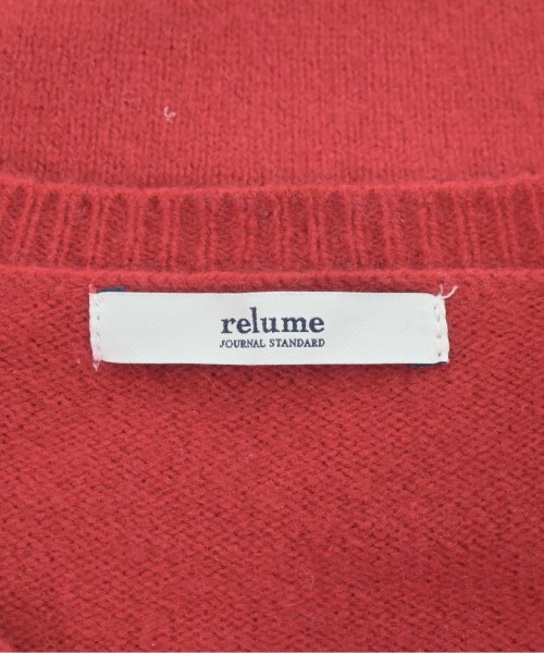 JOURNAL STANDARD relume（ジャーナルスタンダードレリューム）ニット・セーター 赤 サイズ:F レディース/2200692722039