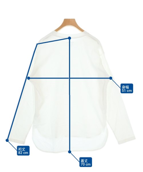 JOURNAL STANDARD relume（ジャーナルスタンダードレリューム）Tシャツ・カットソー 白 サイズ:F レディース/2200694759040