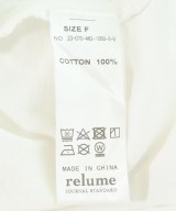 JOURNAL STANDARD relume（ジャーナルスタンダードレリューム）Tシャツ・カットソー 白 サイズ:F レディース/2200694759040