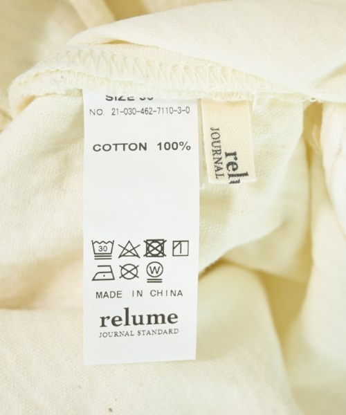 JOURNAL STANDARD relume（ジャーナルスタンダードレリューム）オールインワン/サロペット 白 サイズ:36(S位) レディース/2200697658135