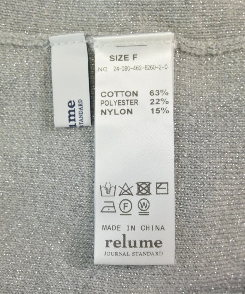 JOURNAL STANDARD relume（ジャーナルスタンダードレリューム）キャミソール グレー サイズ:F レディース/2200698781276