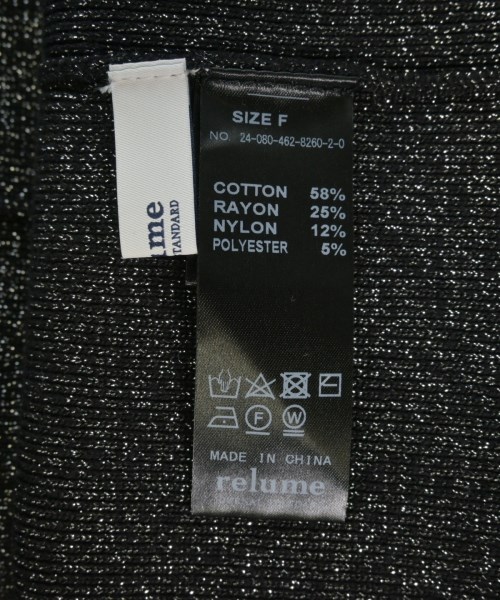 JOURNAL STANDARD relume（ジャーナルスタンダードレリューム）キャミソール 黒 サイズ:F レディース/2200698781290