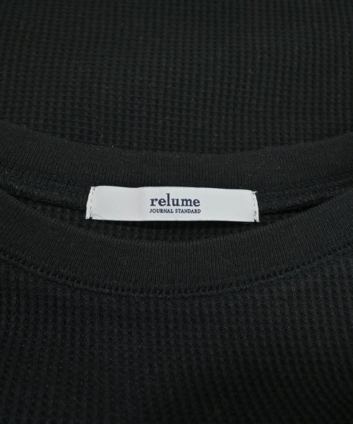 JOURNAL STANDARD relume（ジャーナルスタンダードレリューム）Tシャツ・カットソー 黒 サイズ:F レディース/2200650904026
