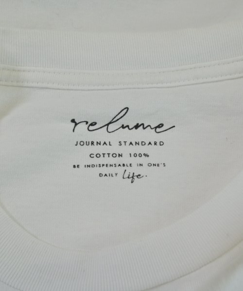 JOURNAL STANDARD relume（ジャーナルスタンダードレリューム）Tシャツ・カットソー 白 サイズ:F レディース/2200650904033
