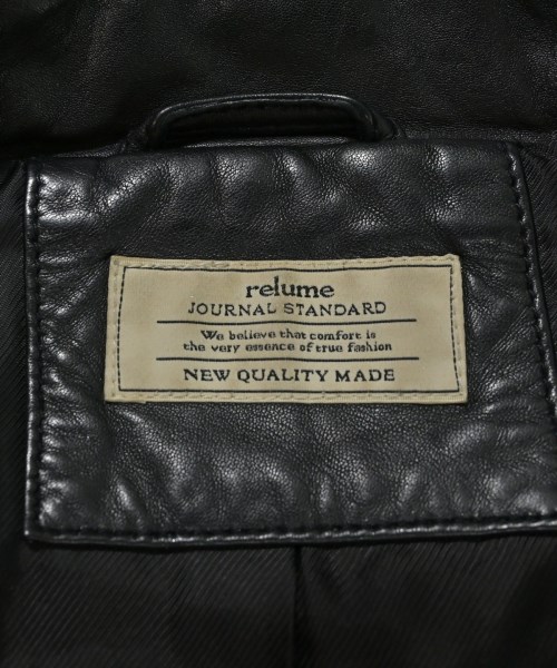 JOURNAL STANDARD relume（ジャーナルスタンダードレリューム）ライダース 黒 サイズ:36(S位) レディース/2200655026013
