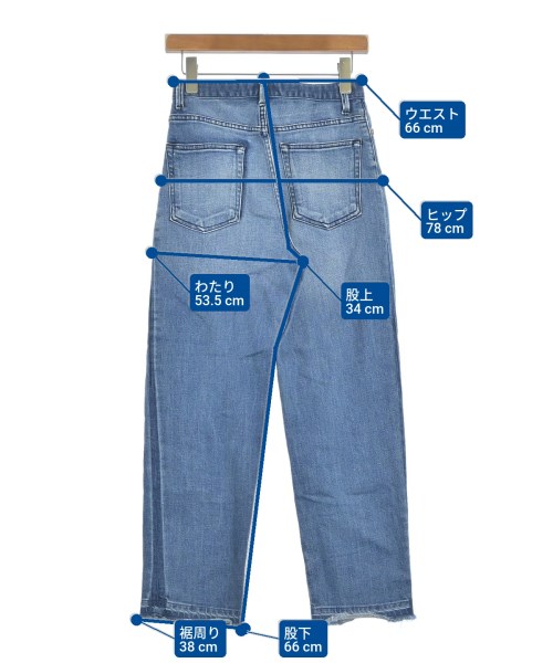 JOURNAL STANDARD relume（ジャーナルスタンダードレリューム）デニムパンツ 青 サイズ:36(S位) レディース/2200648016045