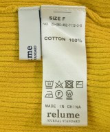 JOURNAL STANDARD relume（ジャーナルスタンダードレリューム）ニット・セーター 黄 サイズ:F レディース/2200649957026
