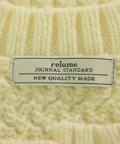 JOURNAL STANDARD relume（ジャーナルスタンダードレリューム）ニット・セーター 黄 サイズ:F レディース/2200649666058