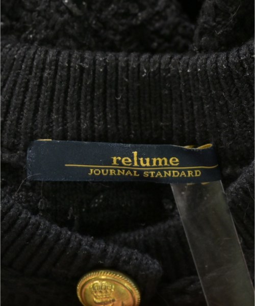JOURNAL STANDARD relume（ジャーナルスタンダードレリューム）カーディガン 黒 サイズ:F レディース/2200649708055