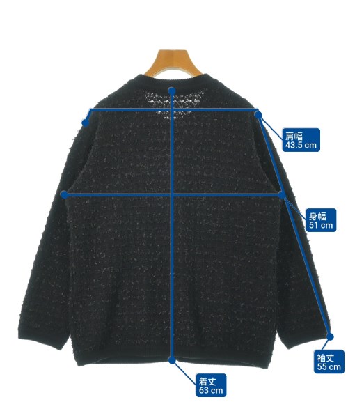 JOURNAL STANDARD relume（ジャーナルスタンダードレリューム）カーディガン 黒 サイズ:F レディース/2200649708055