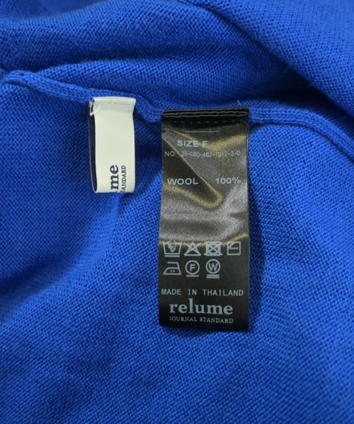 JOURNAL STANDARD relume（ジャーナルスタンダードレリューム）ニット・セーター 青 サイズ:F レディース/2200650357341
