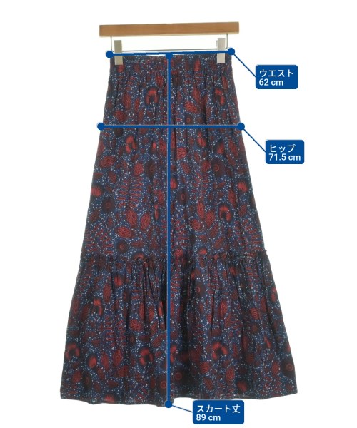 JOURNAL STANDARD relume（ジャーナルスタンダードレリューム）ロング・マキシ丈スカート 紺 サイズ:F レディース/2200650413085