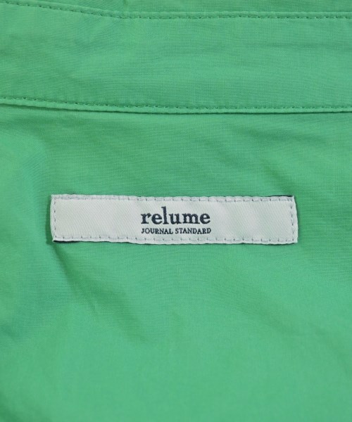 JOURNAL STANDARD relume（ジャーナルスタンダードレリューム）カジュアルシャツ 緑 サイズ:F レディース/2200650701021