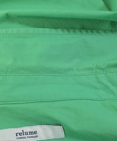 JOURNAL STANDARD relume（ジャーナルスタンダードレリューム）カジュアルシャツ 緑 サイズ:F レディース/2200650701021