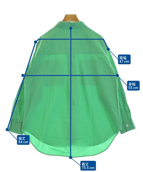 JOURNAL STANDARD relume（ジャーナルスタンダードレリューム）カジュアルシャツ 緑 サイズ:F レディース/2200650701021