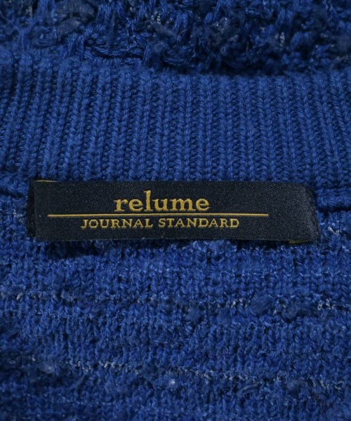 JOURNAL STANDARD relume（ジャーナルスタンダードレリューム）カーディガン 青 サイズ:F レディース/2200651050012