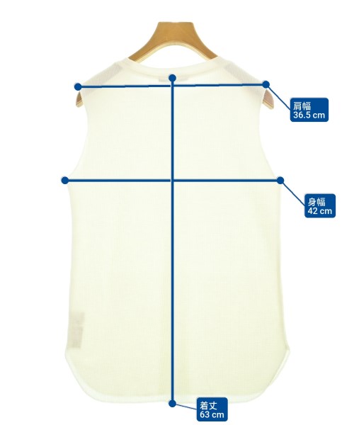 JOURNAL STANDARD relume（ジャーナルスタンダードレリューム）ノースリーブ 白 サイズ:F レディース/2200625476046